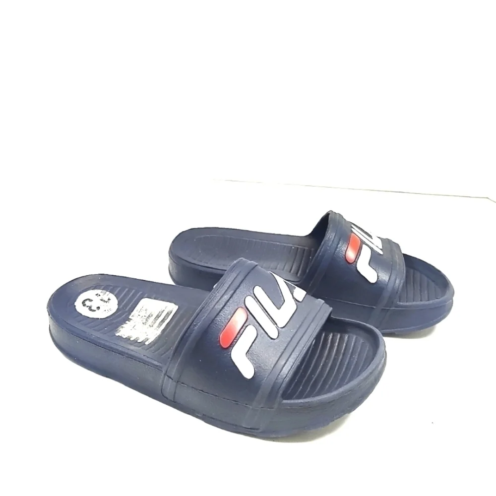 Fila kids boy's summer house slippers Size: 13